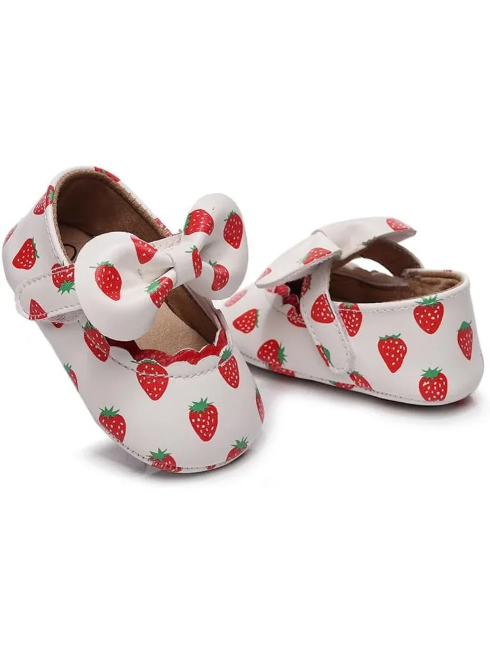 Adorable Baby Girl Mary Jane Dress Shoes - Non-Slip Floral Bow Flats for